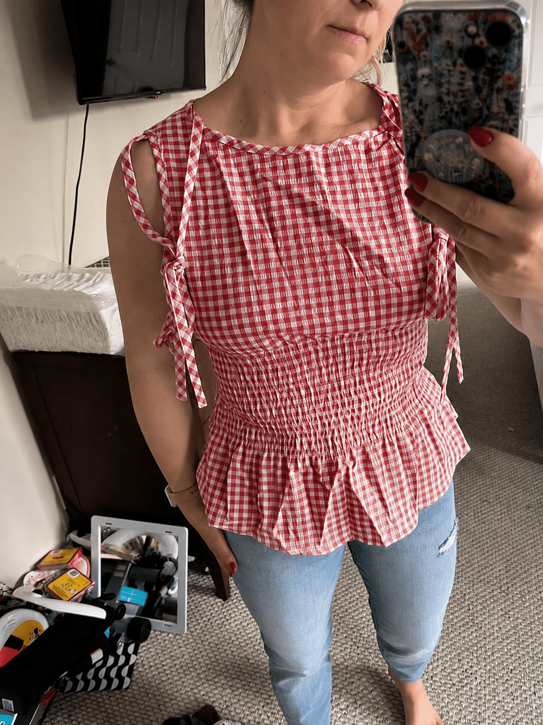 Blouse vichy vintage Audrey
