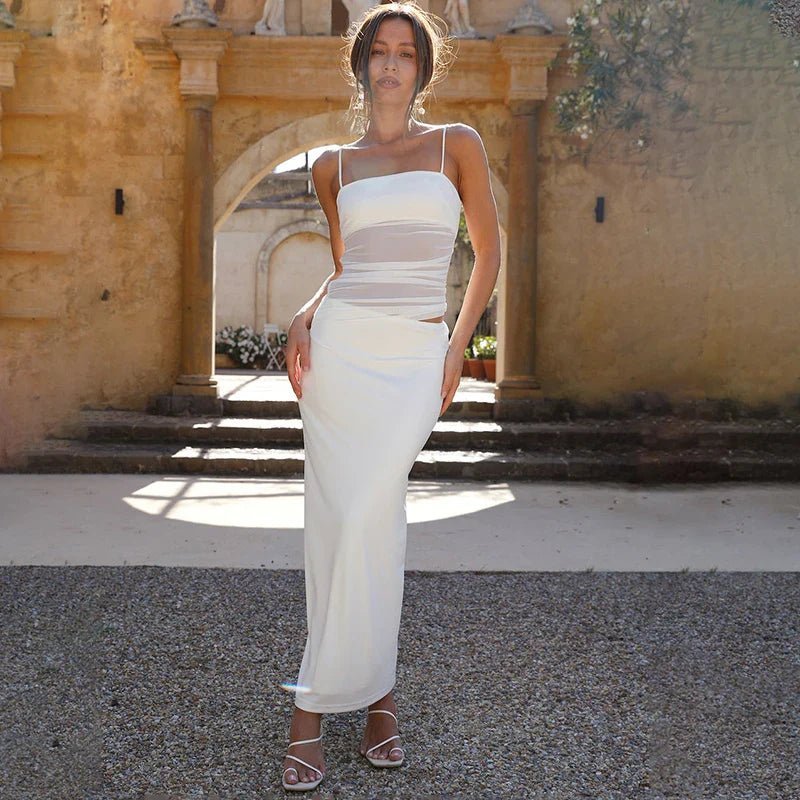 Ensemble deux pièces avec robe courte Ava