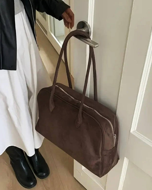 Sac cabas pour ordinateur portable Beatrice en cuir vintage