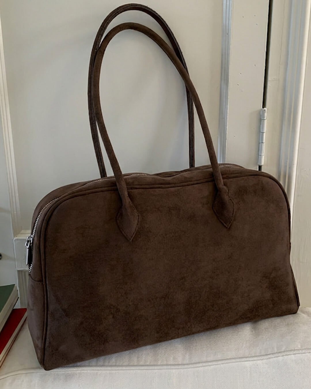 Sac cabas pour ordinateur portable Beatrice en cuir vintage
