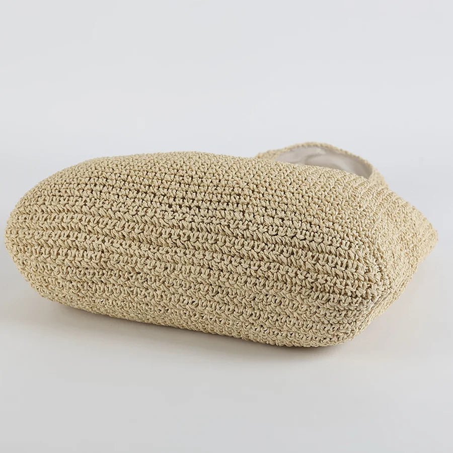 Beatrice Woven Rattan Tote Bag