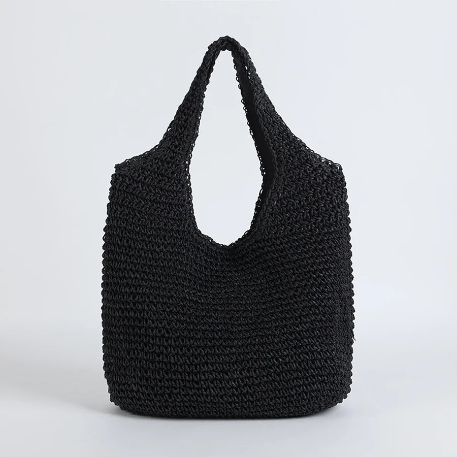 Beatrice Woven Rattan Tote Bag