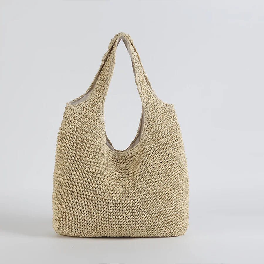 Beatrice Woven Rattan Tote Bag