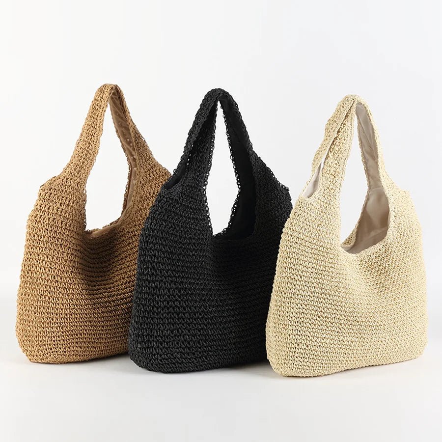 Beatrice Woven Rattan Tote Bag