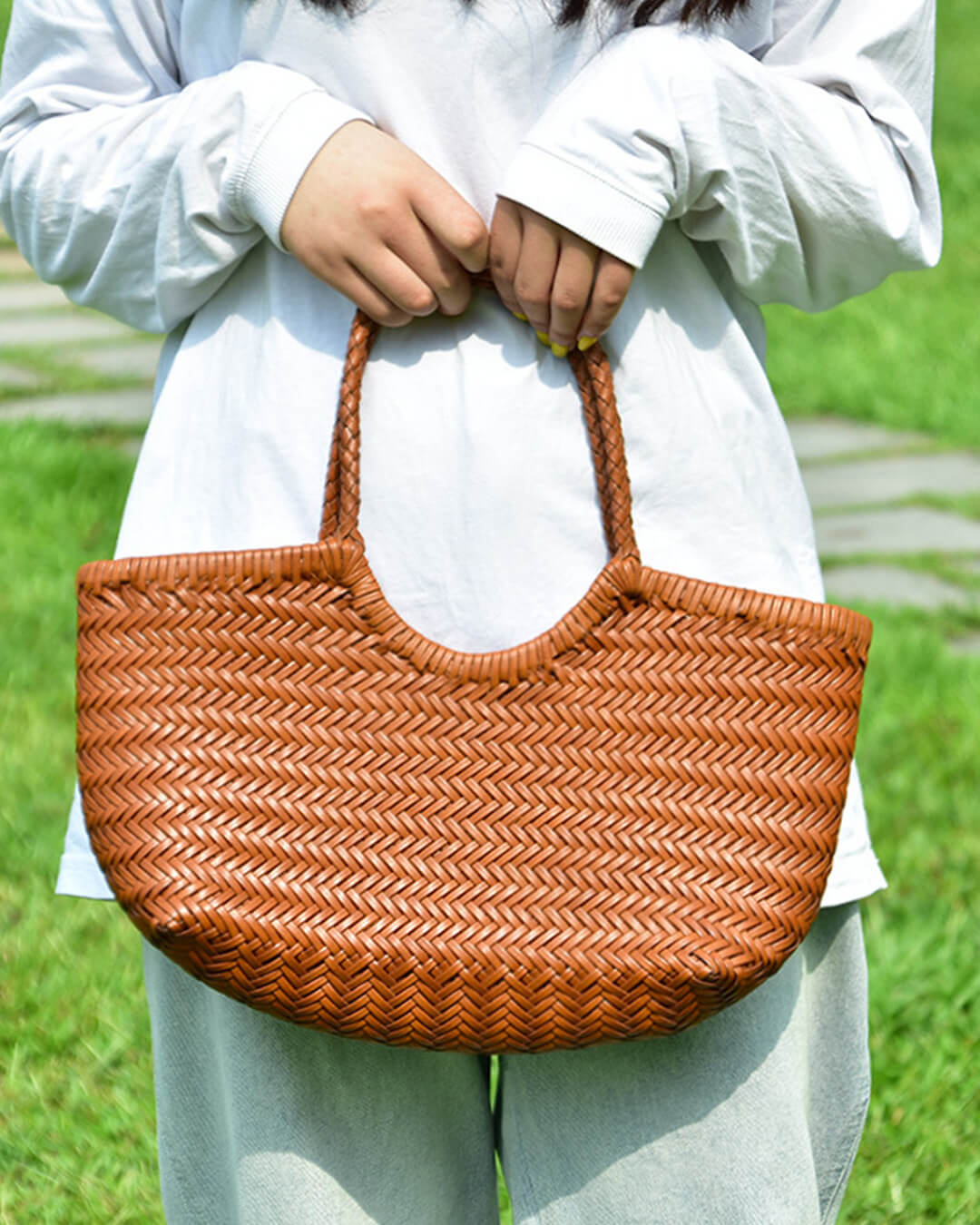 Sac cabas tissé Beatrice