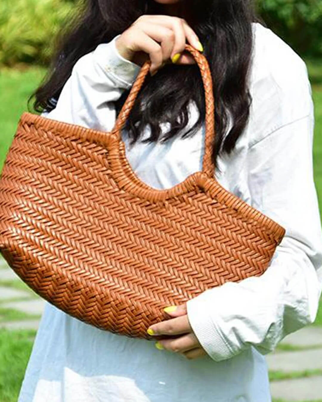 Sac cabas tissé Beatrice