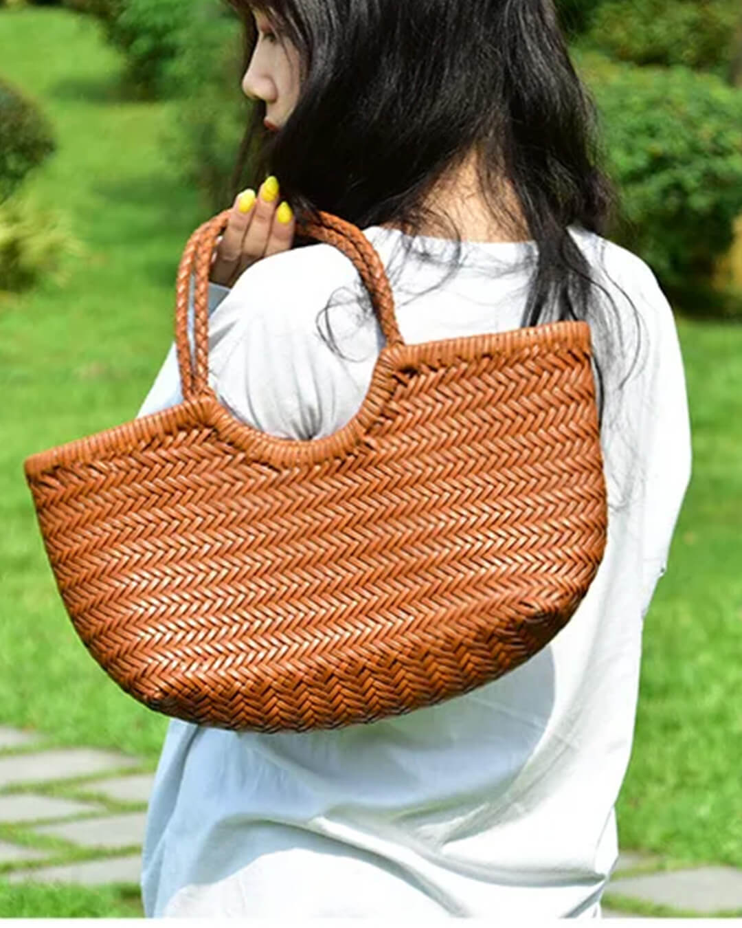 Sac cabas tissé Beatrice