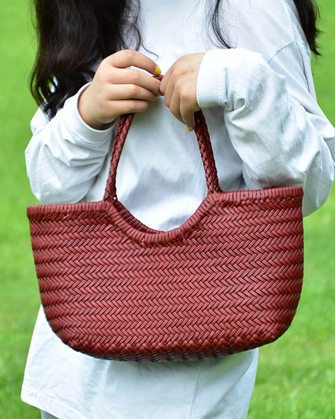 Sac cabas tissé Beatrice