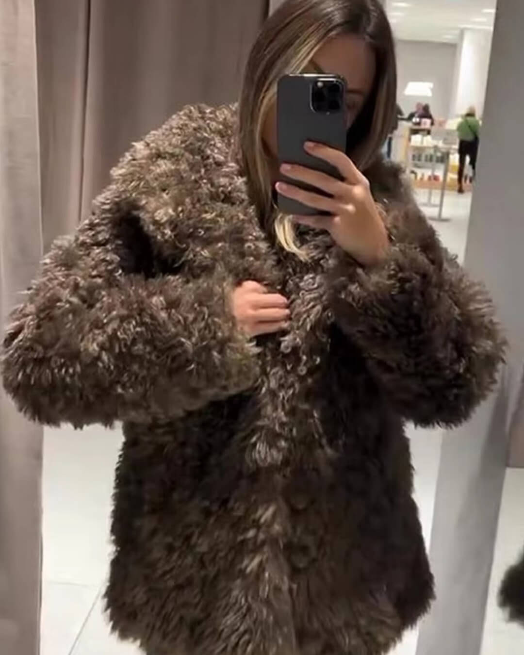 Veste en fausse fourrure Betty