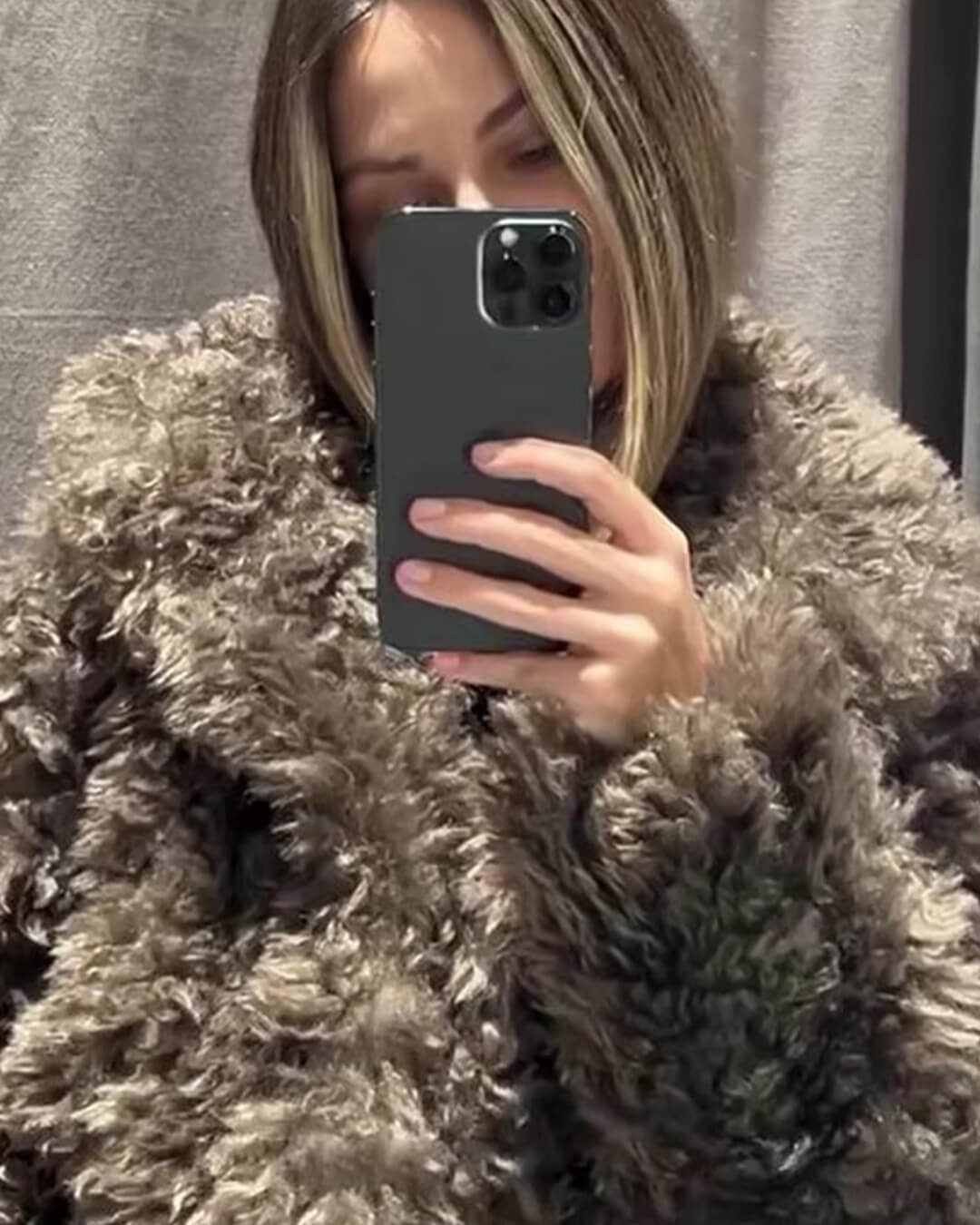 Veste en fausse fourrure Betty