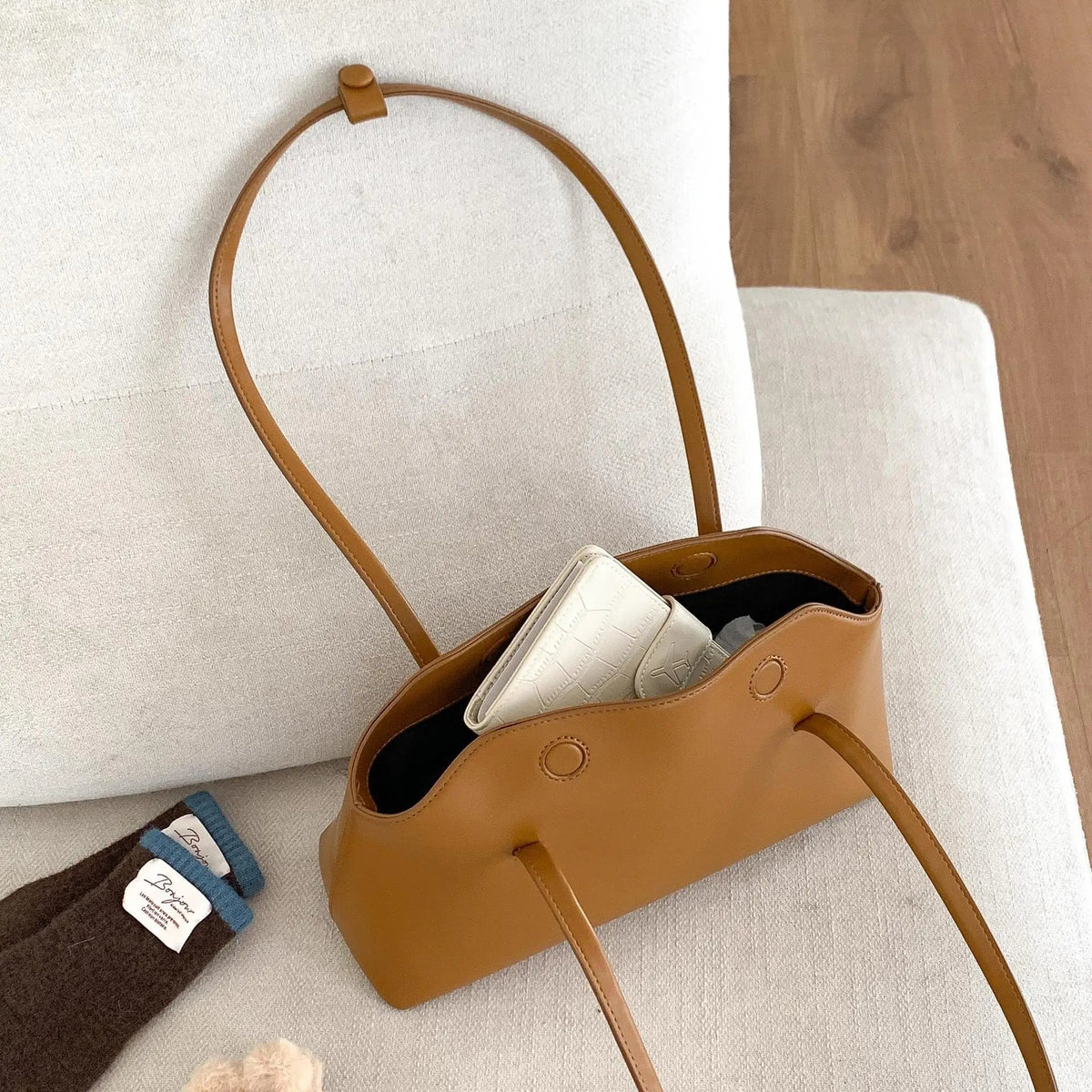 Sac cabas Bianca matelassé à porter à l’épaule