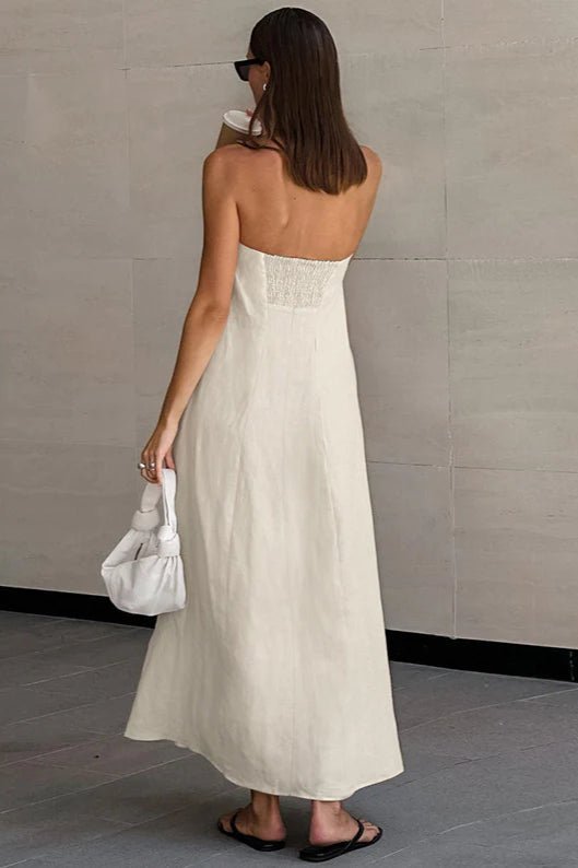 Robe longue Bianca bustier et dos nu
