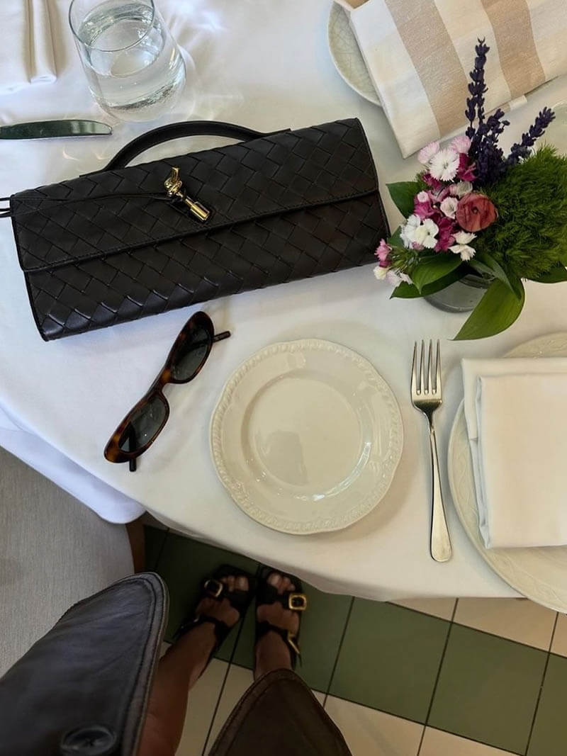 Sac à main tressé Bianca