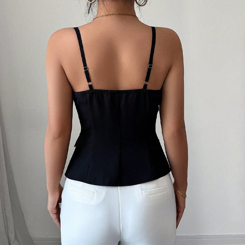 Blouse sans manches ajustée Bridget