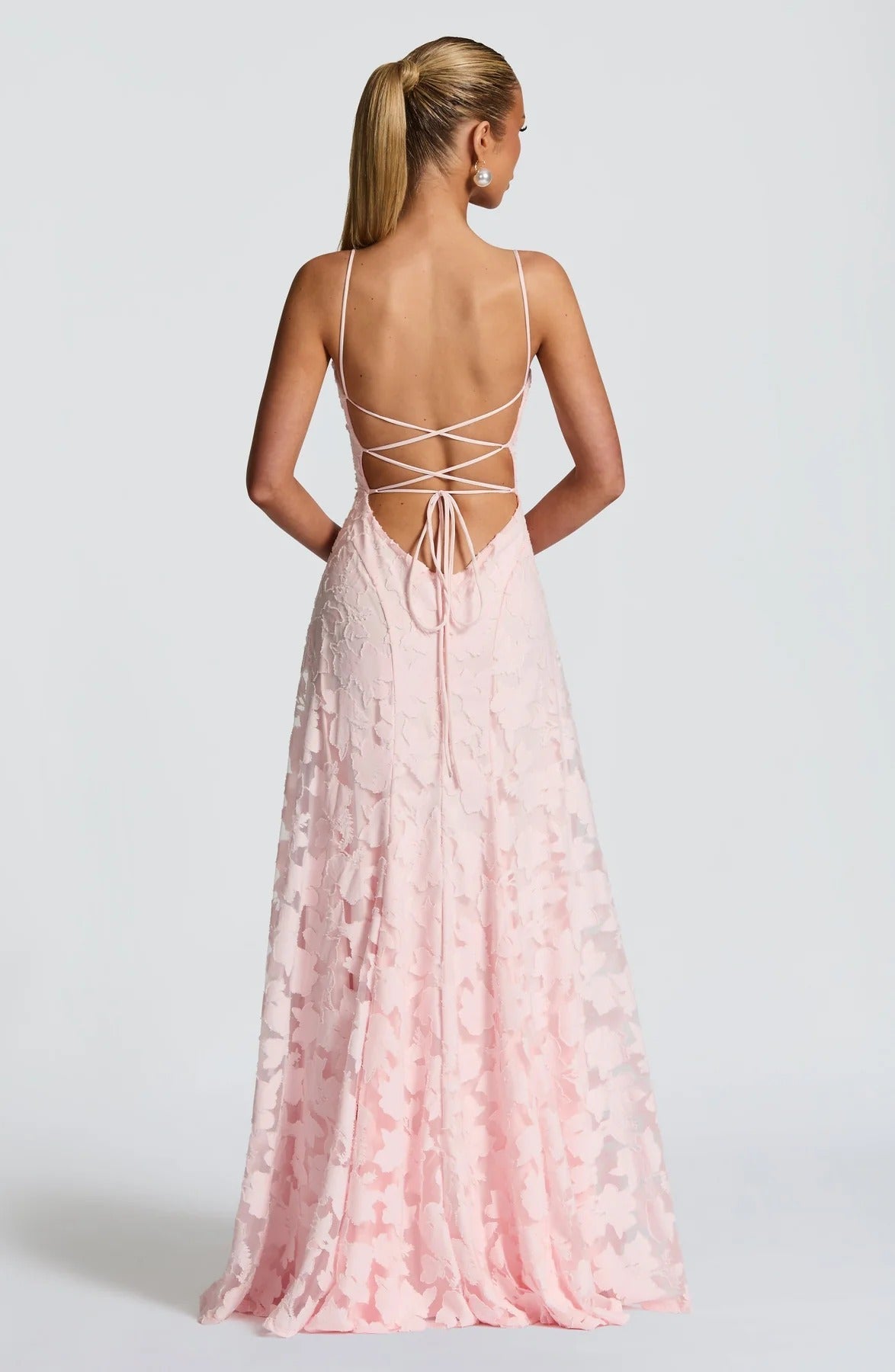 Robe longue Brielle fleurie sans manches