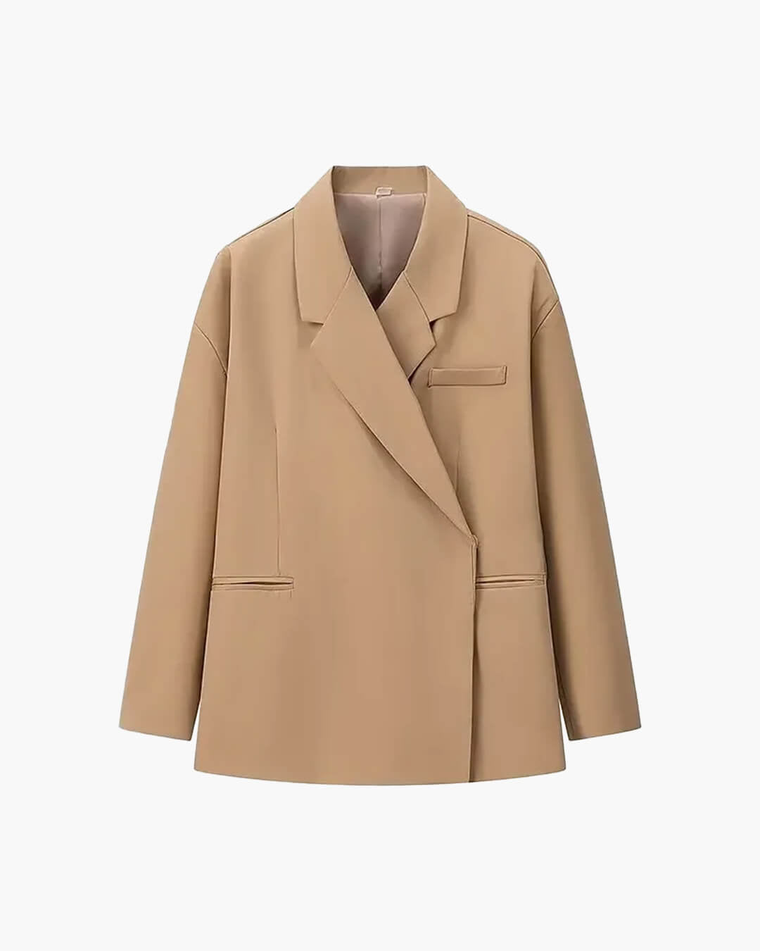 Blazer Brittany à revers et bouton unique
