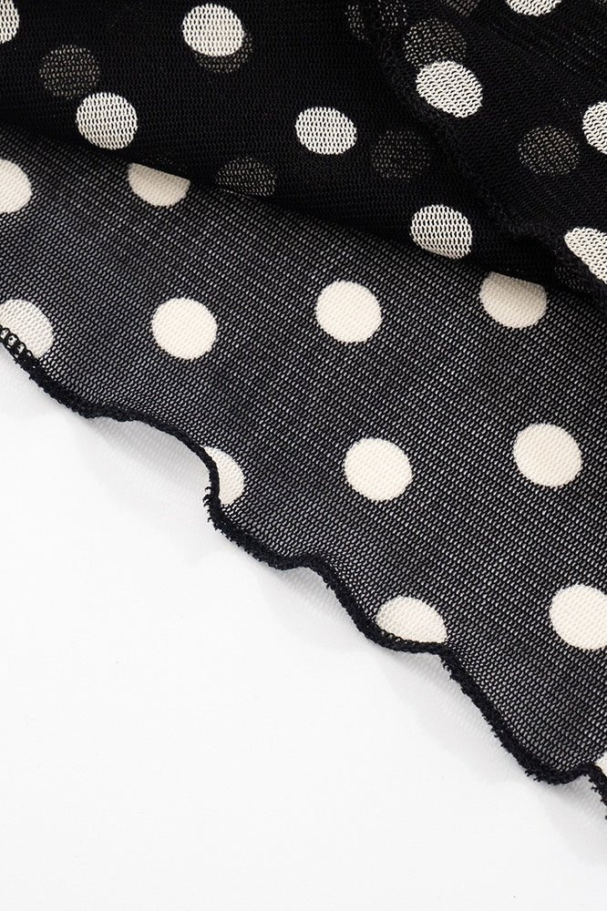 Ensemble Caitriona asymétrique à pois
