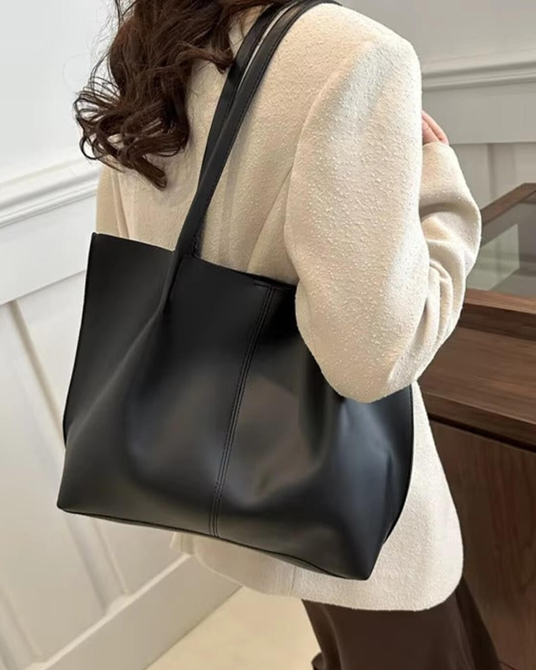 Sac fourre-tout Calista en similicuir