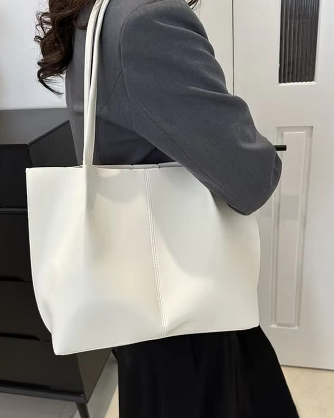Sac fourre-tout Calista en similicuir