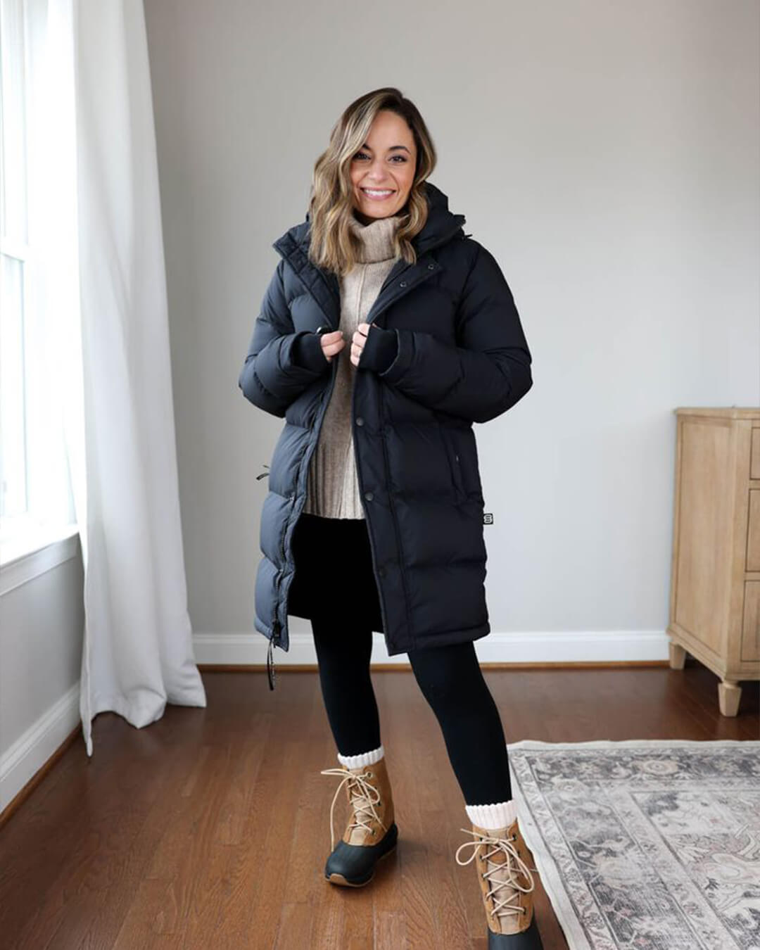 Veste parka Carlyn à capuche