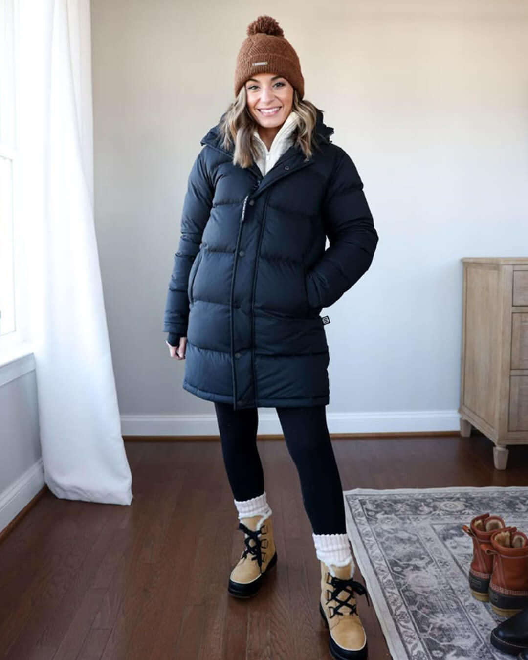 Veste parka Carlyn à capuche