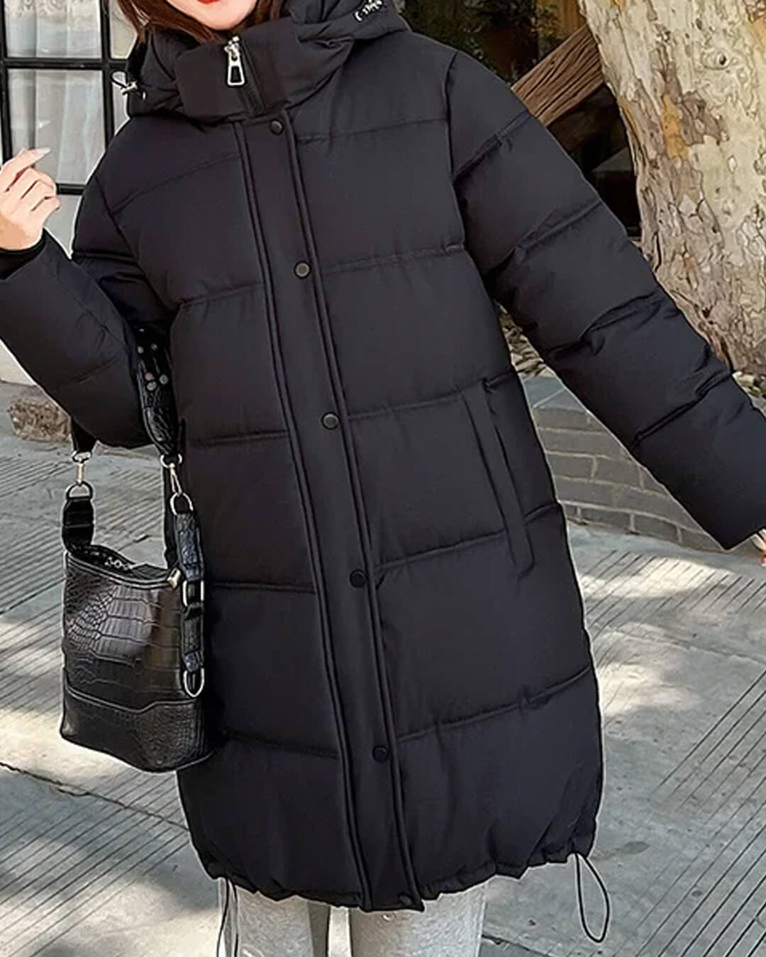 Veste parka Carlyn à capuche