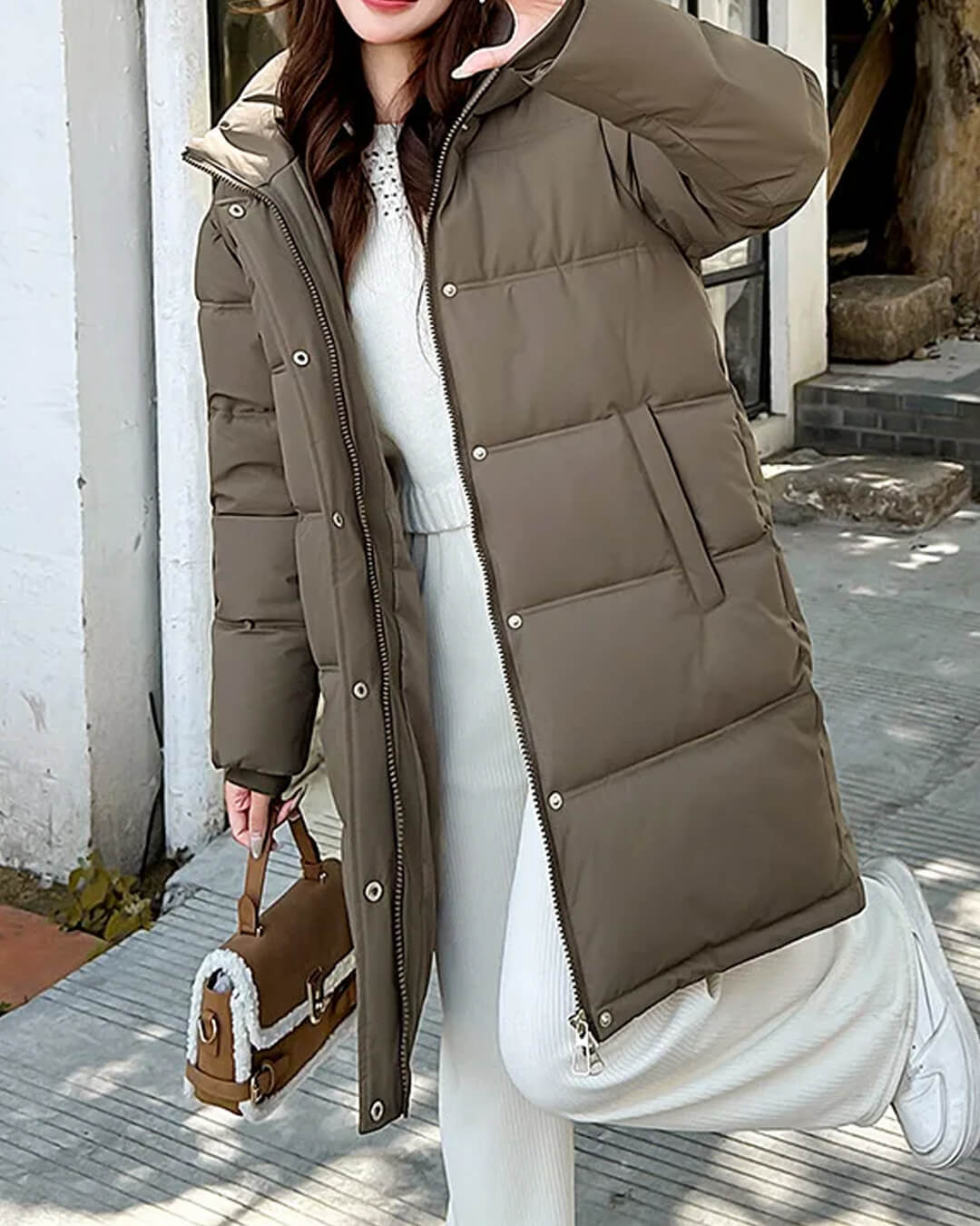 Veste parka Carlyn à capuche