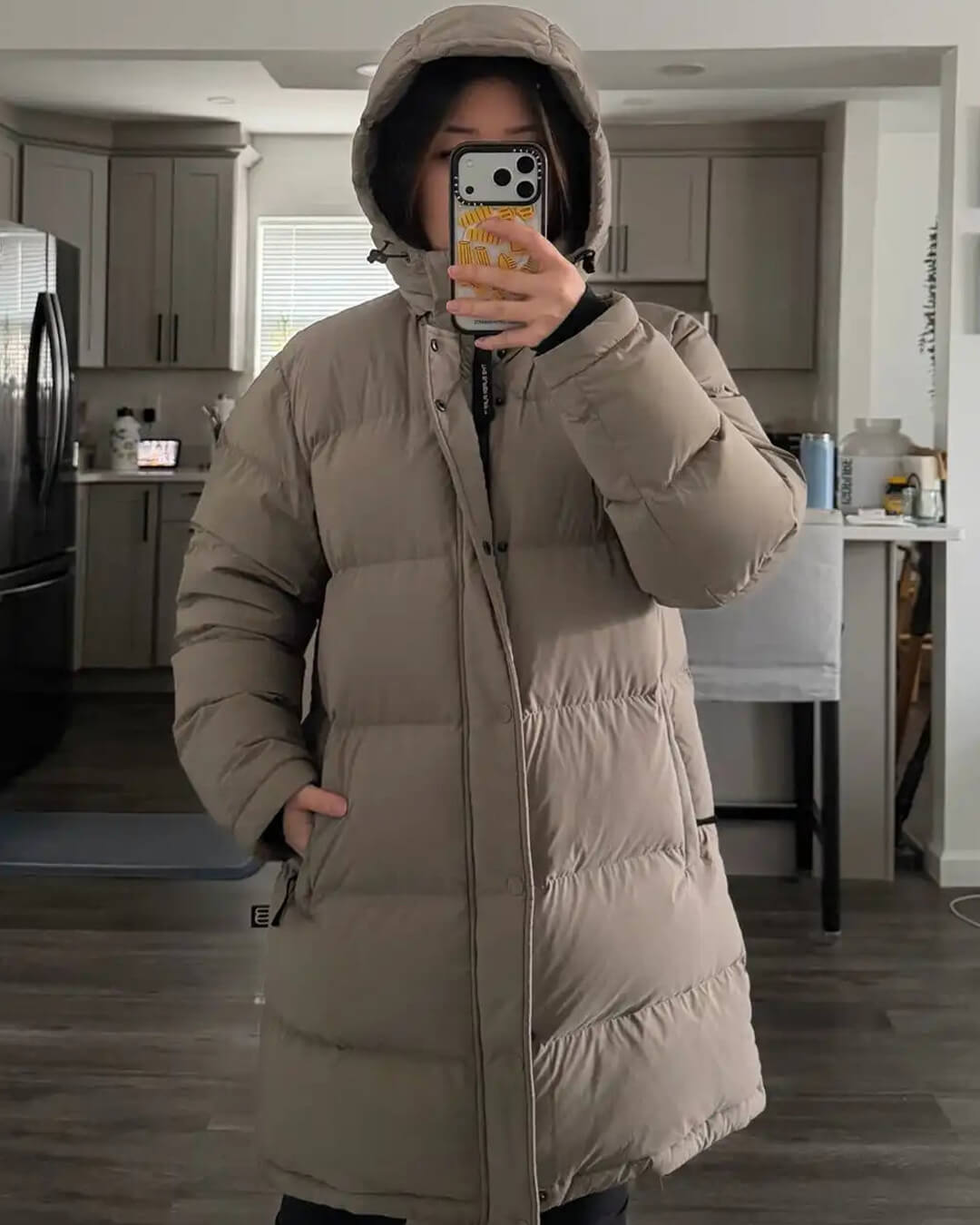 Veste parka Carlyn à capuche