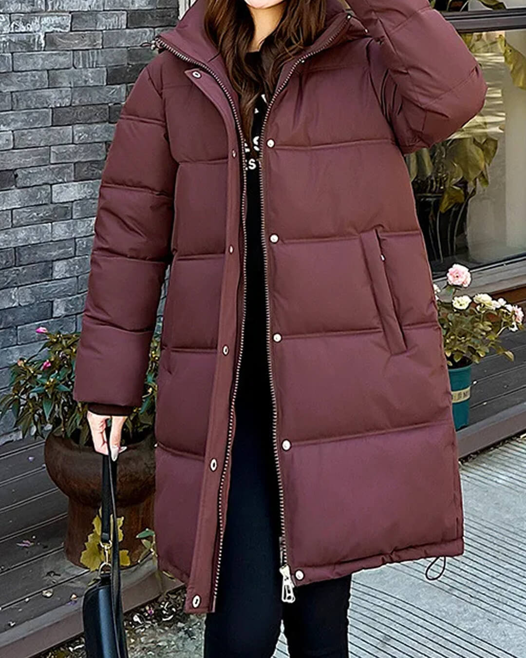 Veste parka Carlyn à capuche