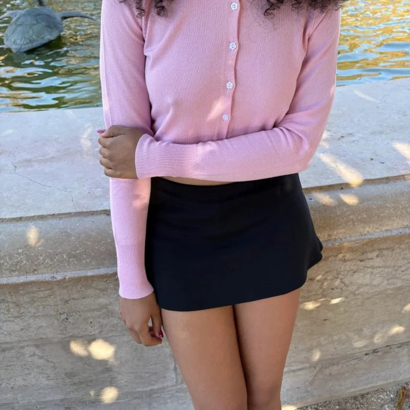 Carmen Low-Waist Bodycon Mini Skort
