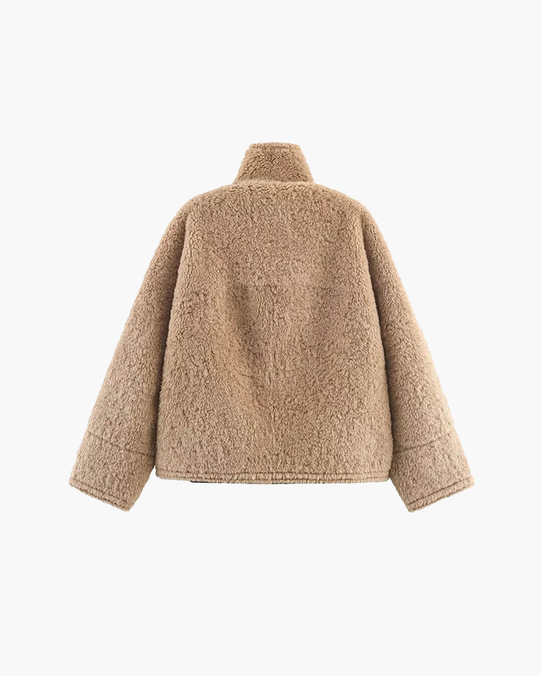 Veste Carol en fausse fourrure à col droit