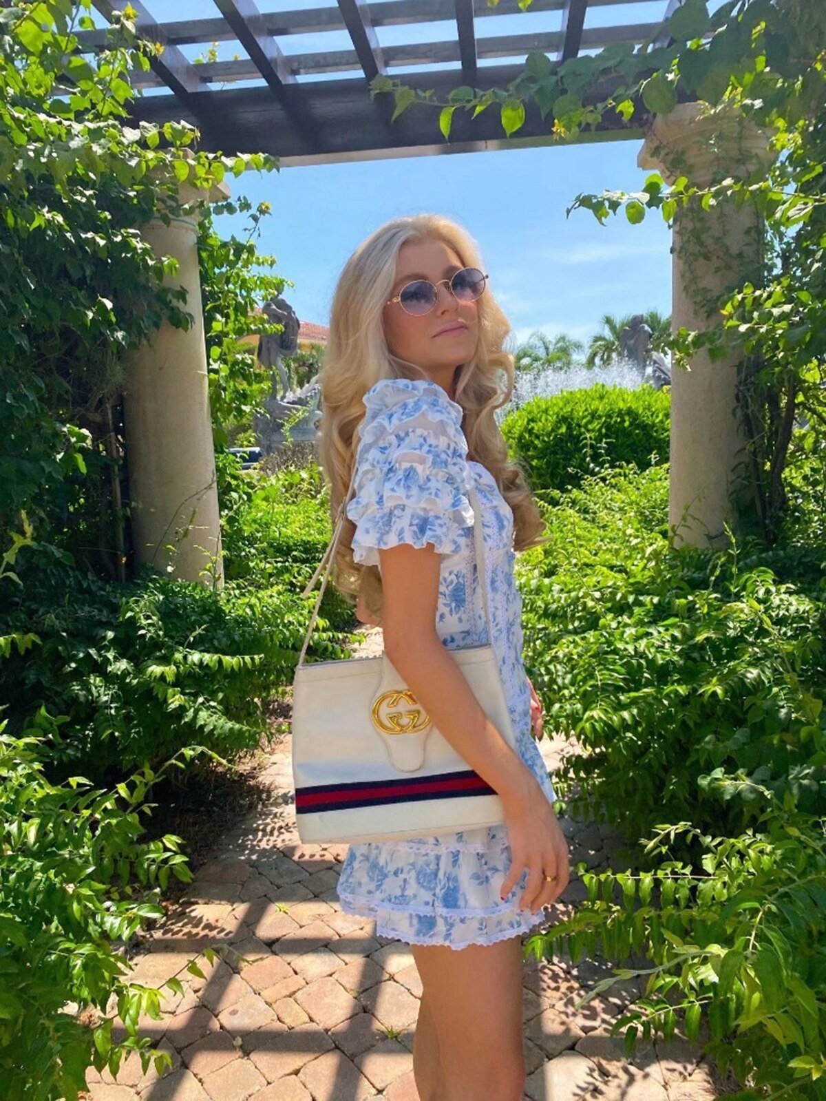 Cathrine Floral Ruffle Mini Dress
