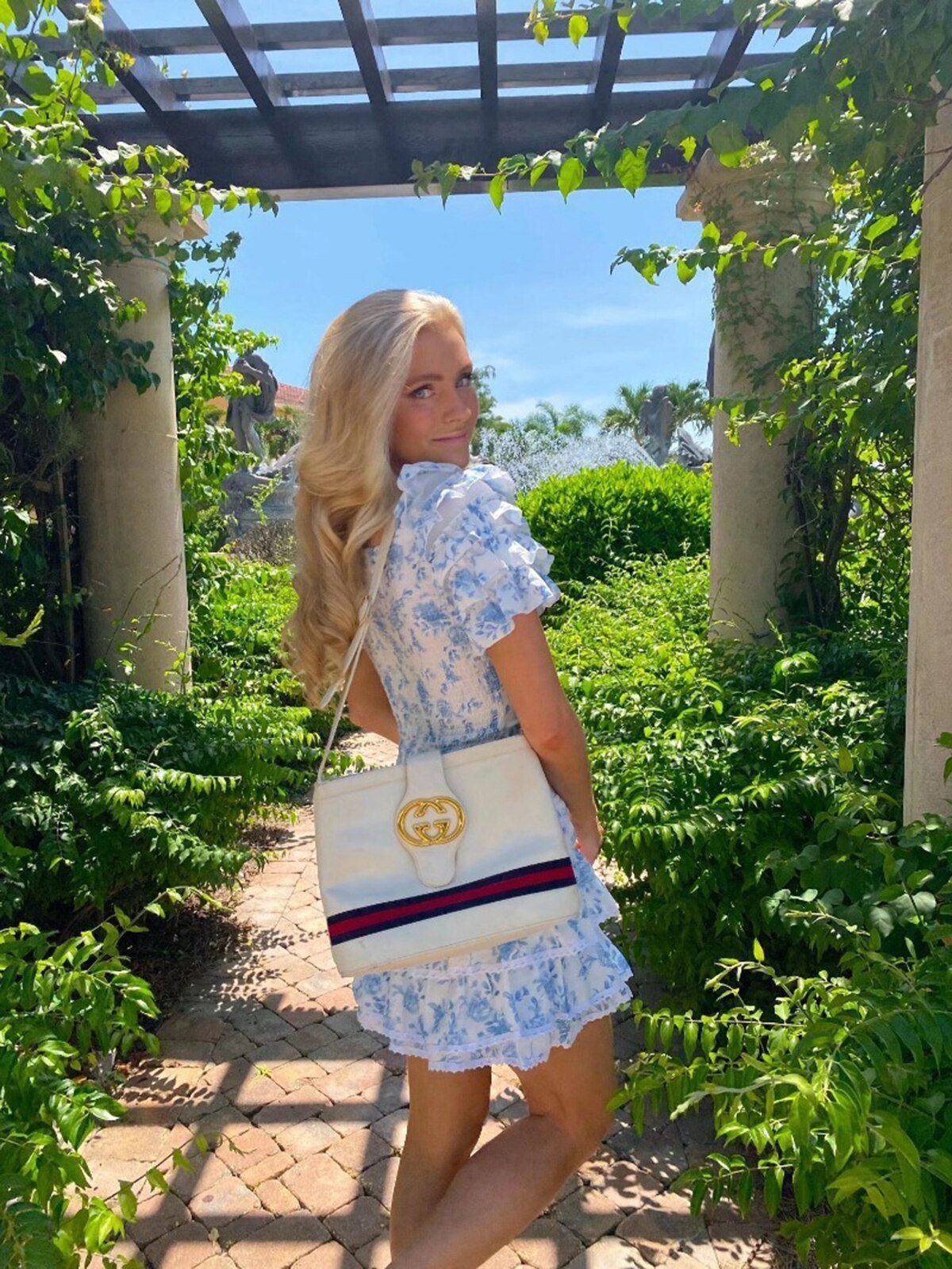 Cathrine Floral Ruffle Mini Dress