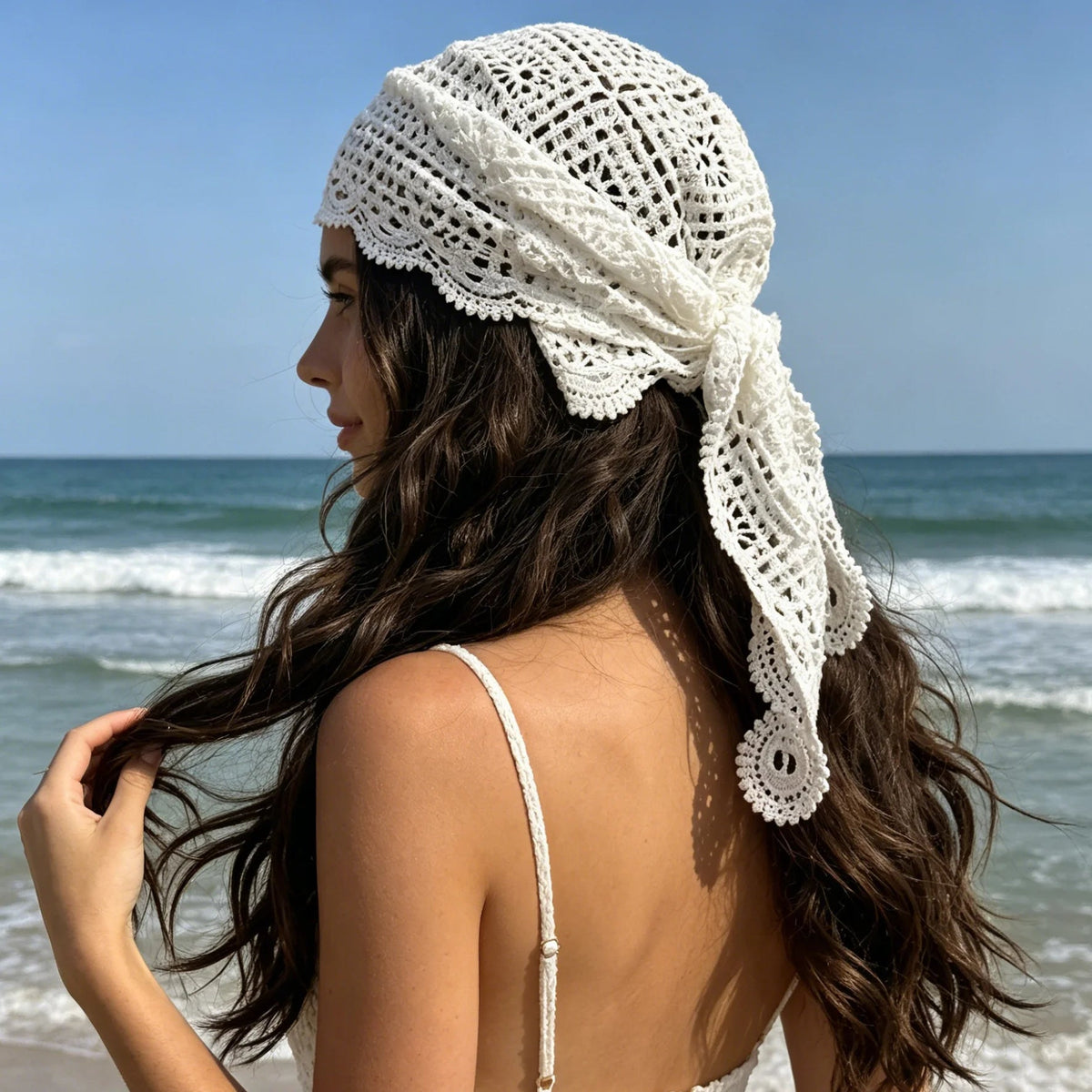 Foulard triangulaire bohème Celeste
