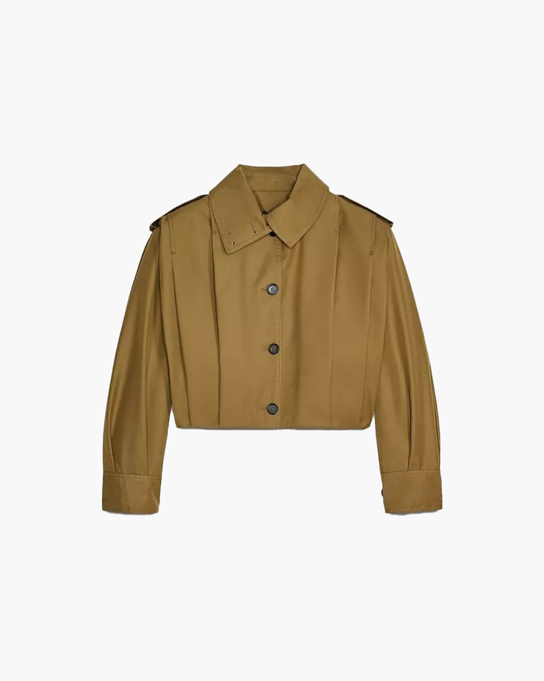 Veste courte Celia à col montant