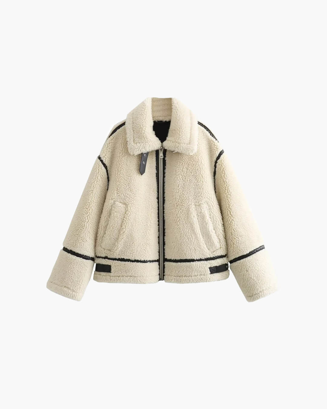 Blouson aviateur en bouclé Chantal