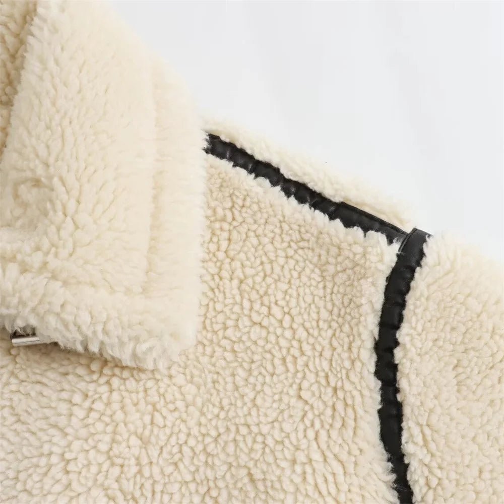 Blouson aviateur en bouclé Chantal