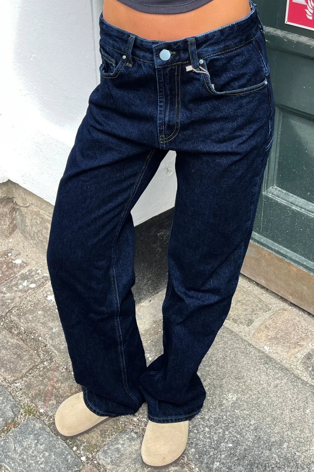 Jean à empiècements étoilés et motifs color-block Charlize