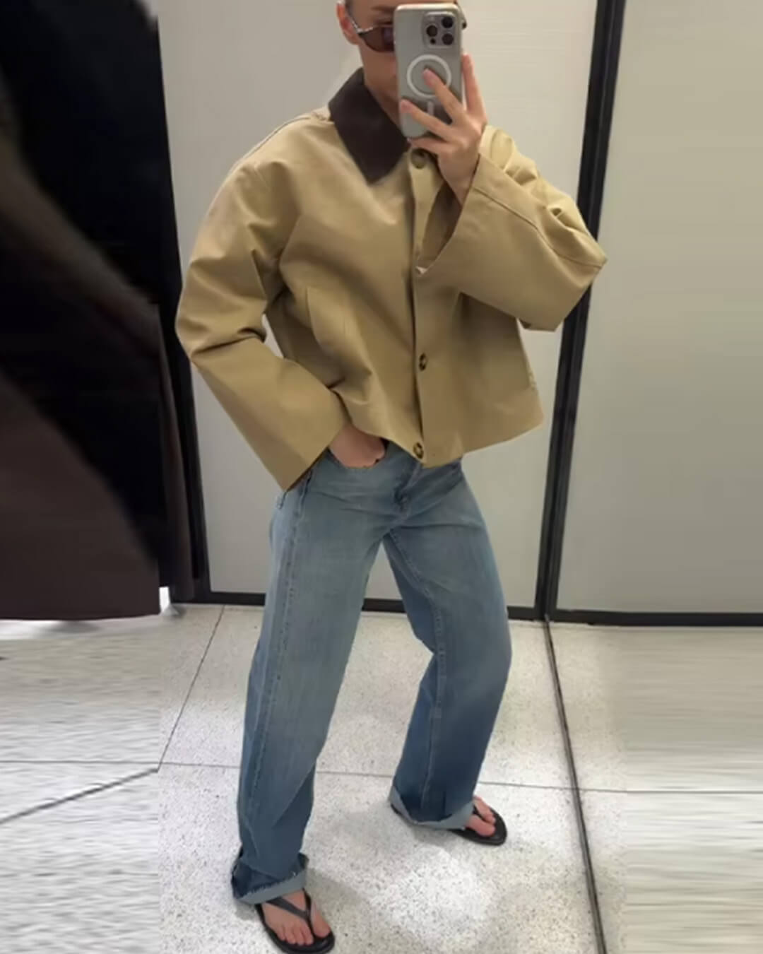 Veste utilitaire Charlotte zippée