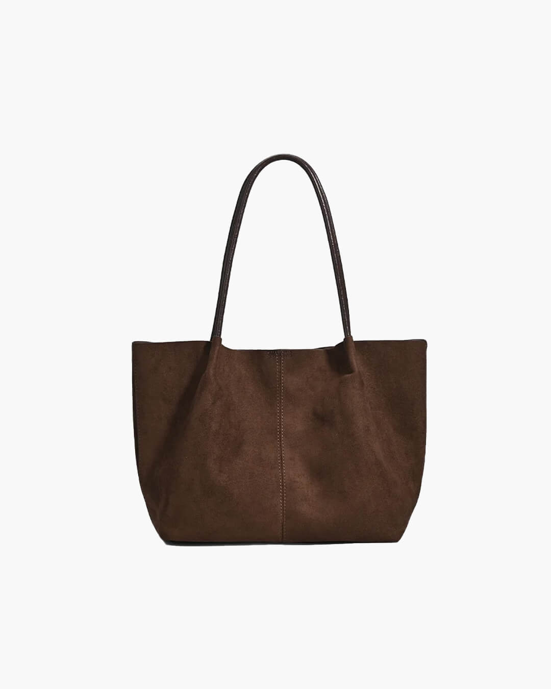 Sac cabas en daim avec pochette Cheska