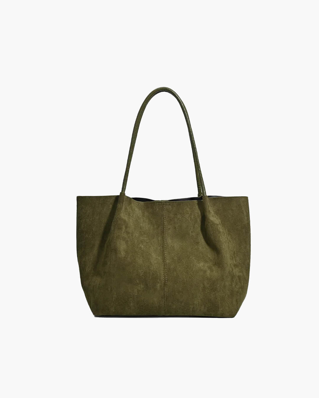 Sac cabas en daim avec pochette Cheska