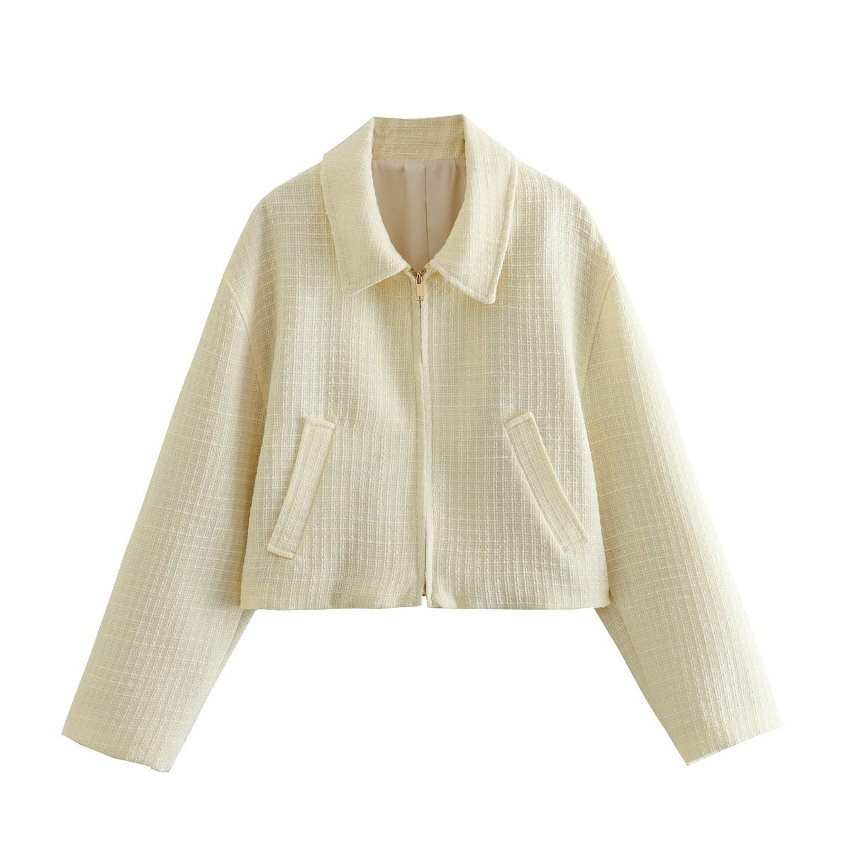 Veste en bouclé à col Claudine Ciara