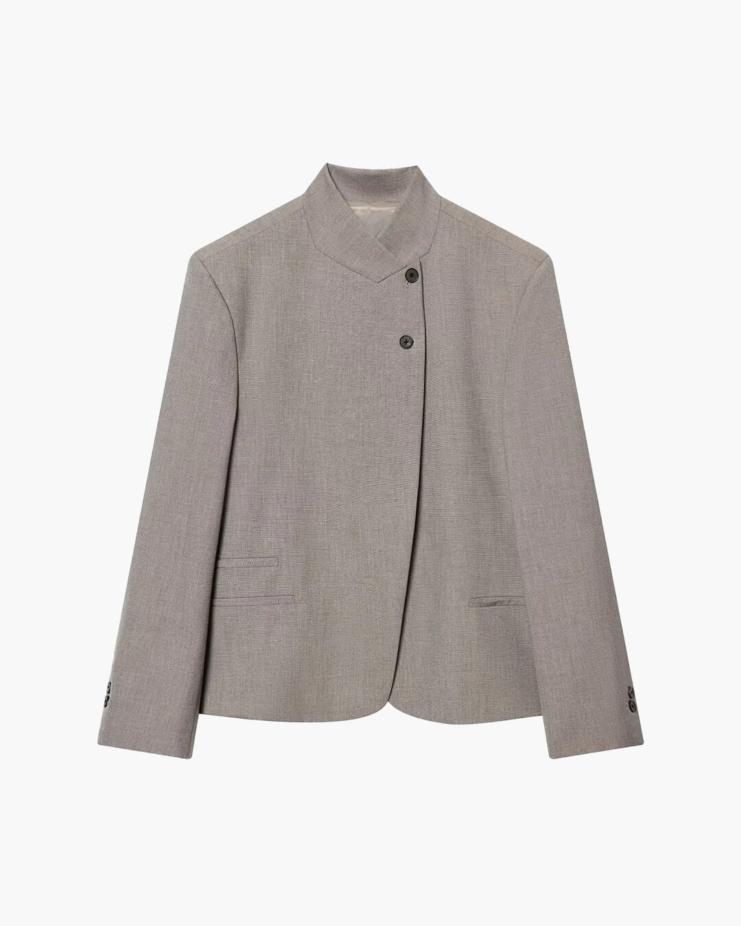Blazer Cleo à col montant et fermeture boutonnée