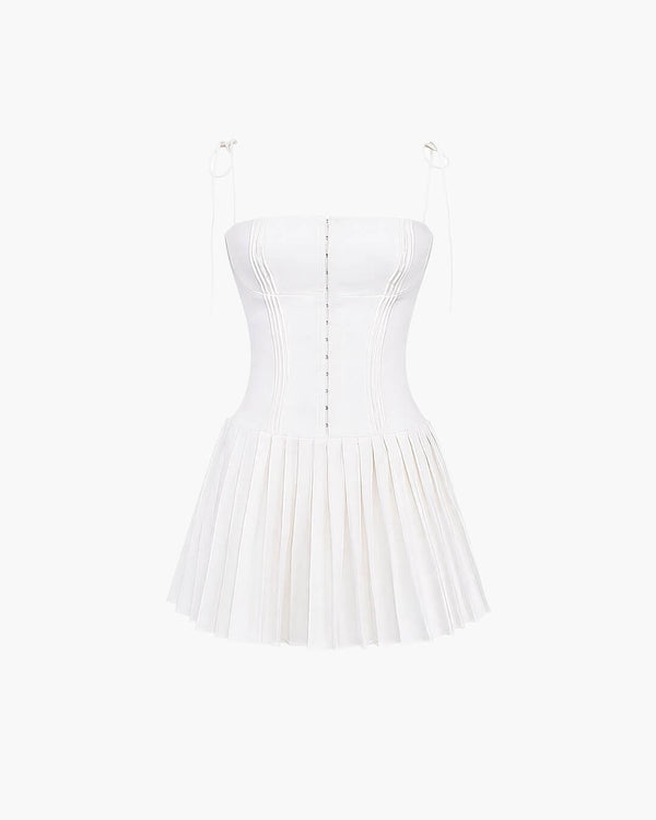 Mini-robe plissée Coreen