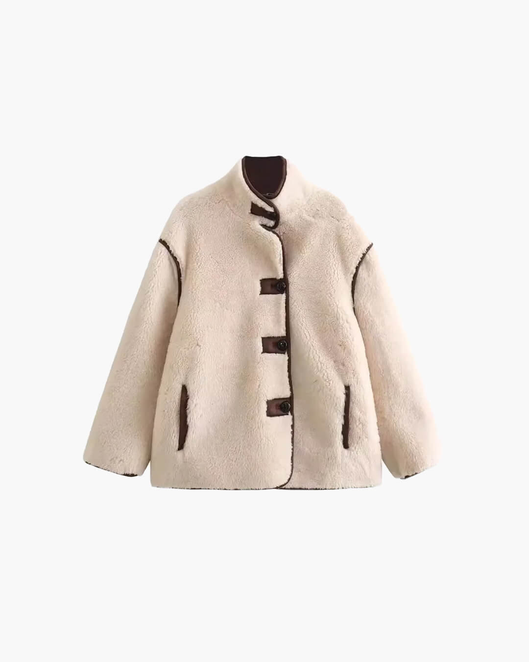 Blouson aviateur en fausse fourrure Cynthia