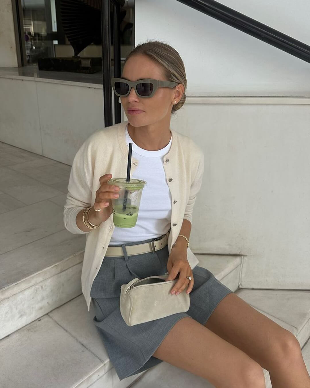 Mini sac bandoulière en daim Danika