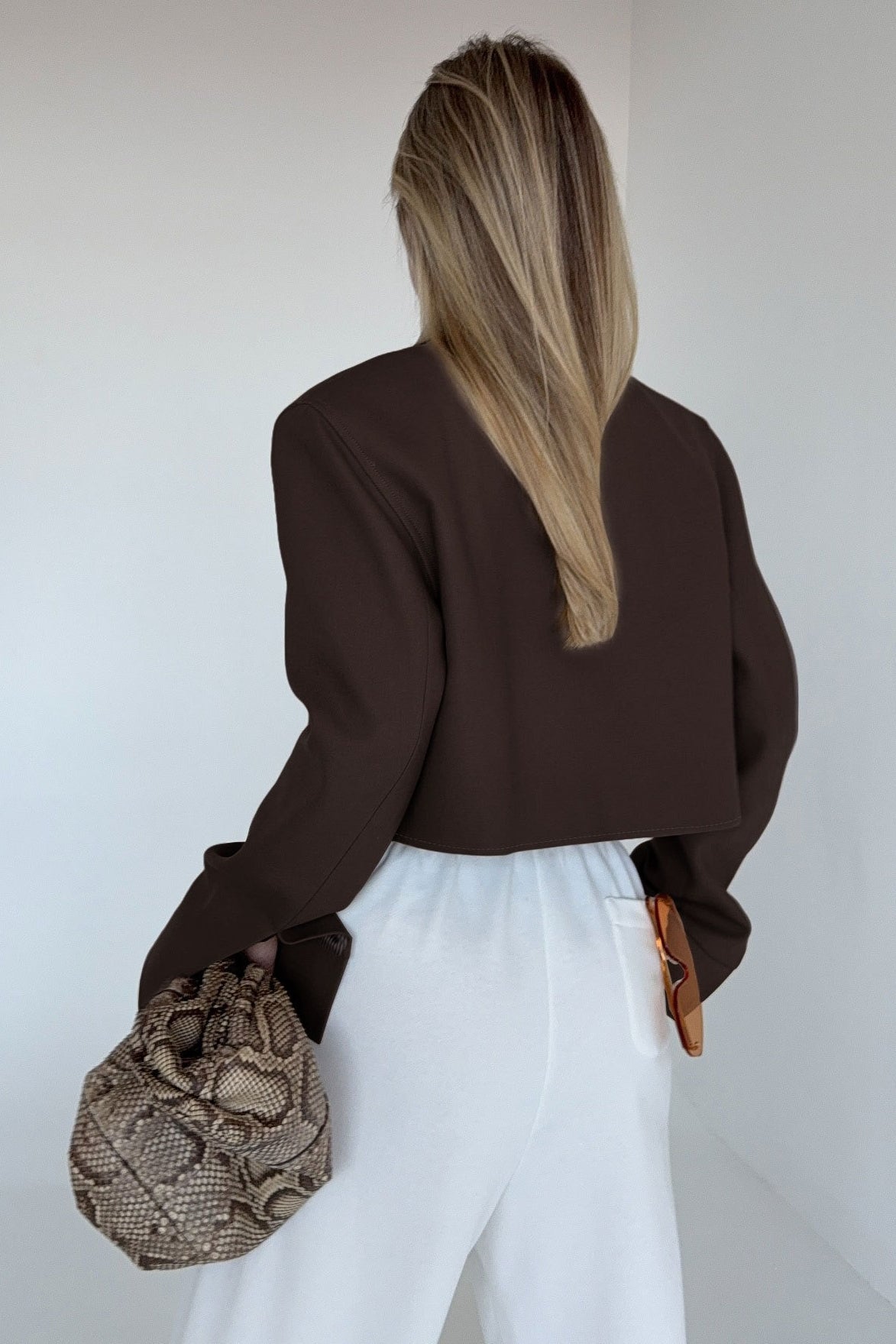 Veste zippée marron Dida
