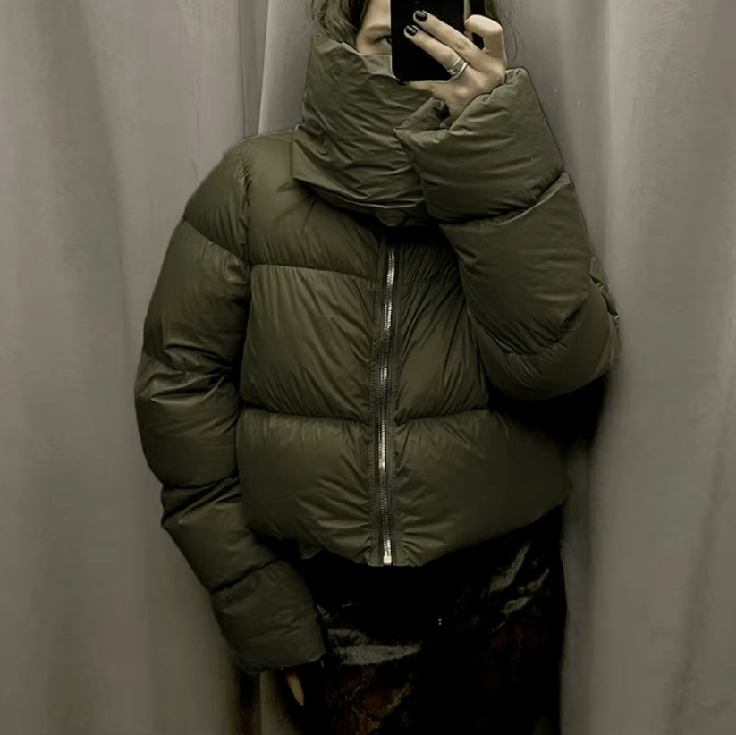 Doudoune Donna à col cheminée
