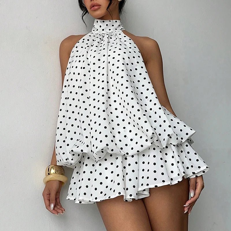 Mini-robe Eden dos nu à col dos nu