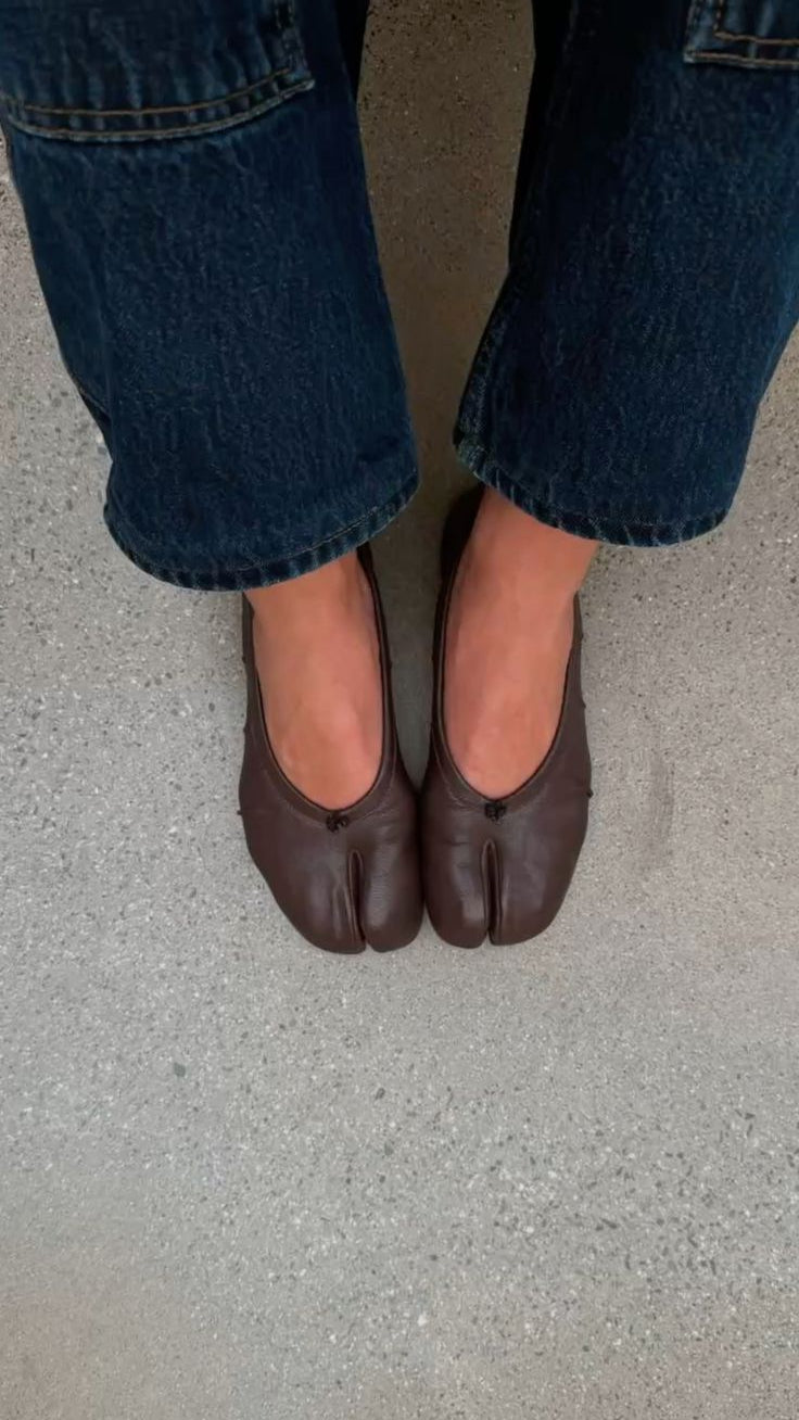 Ballerines à bout fendu Elizabeth